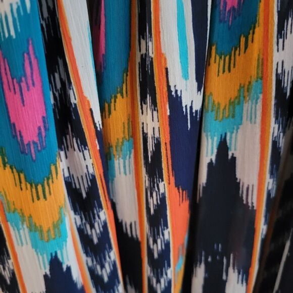 "Xhilaration" Woman's Maxi dress Size: XS dk blue Multicolored Preowned - Picture 3 of 6